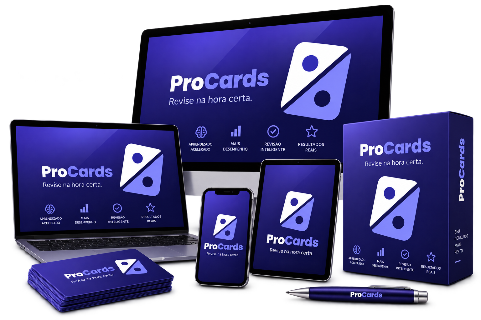 ProCards - plataforma inteligente de revisão para concursos